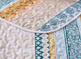 Graceful Quilted Coverlet and Pillowcases Set Timeless Beauty and Comfort - Queen size V745-MAC080467Q13U
