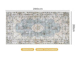 Marlow Floor Rug Short Pile Washable Vintage Carpet Soft Plush Non Slip 200x290 FR2040-200X290