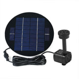 9V 3.5W Solar Panel Solar Powered Fountain Submersible Brushless Water Pump Kit for Bird Bath Pond V1294-YM0901-H18226-4