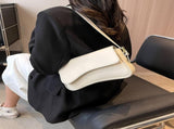 Women's Crescent Shoulder Bags Retro Y2k 90s Hobo Handbags Top Handle Faux Leather Underarm Bag V1259-DP01-A-2681