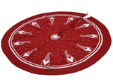 Christmas Tree Skirt Soft Reusable Christmas Tree Carpet Mat Christmas Tree Bottom Decoration V1294-YM0523-3115210223711