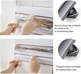 Multifunctional Foil Cutter Wall Holder for Plastic and Aluminum Foil with Kitchen Paper, V1188-MS-325-1555