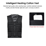 Heated Vest for Men & Women, Smart heated Jacket, Battery Not Included XL V201-W13152446