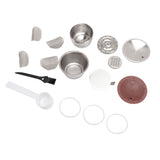 Stainless Steel Coffee Capsule Easy to Clean Silicone Lid Portable Multifunctional for Home Office V1294-YM0901-3113240188711
