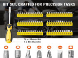 207-Piece Mechanics Tool Set 1/4" 3/8" 1/2" Drive Sockets SAE and Metric V952-SDJXGJTZ14384PX0VV0