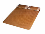 Home Textile Rattan Mat Grid Fitted Sheet Set Summer Cool Bed Cover V1294-YM0901-JY22472-08