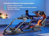 Racing Wheel Stand, Heavy-Duty Simulator Cockpit Steering Stand with Dual-Rail Dual-Arm, Fit V952-ZXZCSGSBWXSQX8MP1001V0
