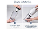 Cordless Handheld Car Vacuum Cleaner 10000Pa Strong Suction USB Rechargeable - White V1263-JX-6673-2