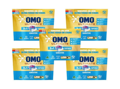 Omo Ultimate 3in1 Sensitive 140 Laundry Capsules OMO-62740231X5_NZ