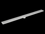 900mm Bathroom Shower Stainless Steel Grate Drain w/Centre outlet Floor Waste Square Pattern V63-832811