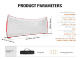 Barricade Backstop Net, 20x10 ft Ball Sports Barrier Netting, Portable Practice Equipment with Carry V952-DQW2010YC000EHXS0V0