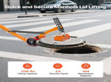 Magnetic Lid Lifter Dolly, 600 kg Pulling Capacity, Steel Dolly with Heavy Duty Magnet Lift and 2 V952-YCXPDTCZH132WKOWY001V0