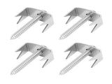 50PCS Fence Post Fasteners Stainless Steel Heavy Duty Reusable Fixing Screw Nails for Garden Wire V1294-YM0901-3111240252111