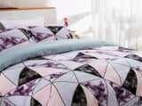Stripe Madeira Dahlia Quilt / Doona / Duvet Cover set V745-AQ080764E3