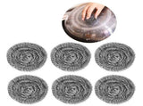 20Pcs Stainless Steel Scrubber Steel Wire Ball Dish Bowl Pot Scouring Brush Kitchen Cleaning Tool V1294-YM0718-3118200270611