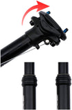 ZOOM SPD-801 Dropper Seatpost Adjustable Height via Thumb Remote Lever - External Cable 30.9 V382-ZOOMEXT309100MM