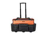 Rolling Tool Bag, 110 lbs Load Capacity, 27 Pockets Heavy Duty Roller Tool Bag on Wheels, Adjustable V952-GLGJD20YC16849CWN001V0