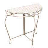 Bordeaux Half Round Console Table 70cm V637-48123TBL