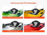 Kayak Seat, 1 Pack 12 mm Thick, Universal Paddle Board Seat with Back Support, Sit-on-Top Soft V952-PHTRZYEVAPMJEN4JO001V0