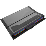 Plastic Hanging File Organizer Black for Files Holding and Stylish V1369-AZ3-W-18096