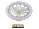 Modern Aromatherapy Fan Light E27 Hanging Light with Fan for Bedroom Living Room with Remote Control V1294-YM0901-L6281W