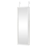 Levede Mirror Jewellery Cabinet LED JB1016-LED-WH