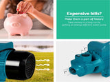 Giantz Peripheral Water Pump Garden Boiler Car Wash Auto Irrigation QB80 Yellow PUMP-QB80-YEL