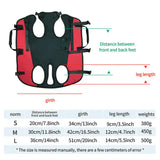 M Blue Multifunctional Pet Backpack with Adjustable Straps, Outdoor Assist Walking Harness Carrier V888-ELOSUNG13377