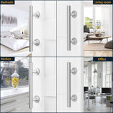 30Cm Sliding Door Handle Set, Stainless Steel Sliding Door Handle, Large Rustic Size, Suitable For V1188-MS-227-2036