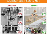 Safety Net - Baby and Animal Safety Gate - 600 x 79 cm - Robust - Adjustable - Baby Safety V1188-NK-BOL-252