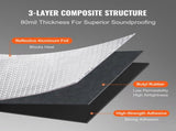 Car Sound Deadening Mat, 80 mil 3.3sq.m Car Sound Dampening Material, Butyl Automotive Sound V952-GYDPZLBDJXJ3UGX2HV0