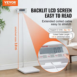 VEVOR Portable Medical Scale, Professional Physician Scale for Weighing - with Anti-slip Platform, 2 V952-BXSYSCBSLHJ4NX1Y9V3