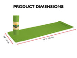Powertrain TPE Yoga Exercise Mat Home Gym Pilates Fitness 8mm Thick in Green YM-TPE-DHG-GN