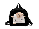1 Pcs Travel Backpack,Cute Custom BookBag with Detachable Bear,Travel Backapck for Women/Men Casual V1189-LWWAL-20260401-06090