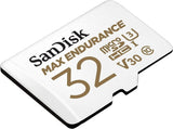 Sandisk Max Endurance Microsdhc Card SQQVR 32G UHS-I C10 U3 V30 100MB/S R 40MB/S W SD V28-FFCSAN32GQQVR