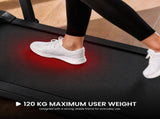 Powertrain K300 Black Foldable 2-in-1 Under Desk Walking Pad Treadmill 1.5HP 10kph Incline Home TML-HSM-K300-BK