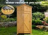 Gardeon Outdoor Storage Cabinet Cupboard Folding Table Tool Organizer Shed Adjustable OSC-CABI-WOOD-TB-NTL