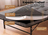 Giselle Single Folding Bed with Mattress Metal Frame Guest Bed 15cm Foam Foldable FOAM-MFM-BF-CDF-S