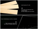 Wooden Ladder Display Shelf Countertop Cabinets Organizer Rack for Toy Cosmetics Kitchen Spices V1294-YM0716-220624CY35-2
