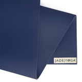 Jade Yoga Harmony Mat - Midnight & Iron Flask Wide Mouth Bottle with Spout Lid, Fire, 32oz/950ml V398-JY-368MB-IFB