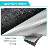 1 Piece 420D Pizza Oven Cover for Karu 16, Waterproof Heavy-Duty Outdoor Cover with Handles, Black, V1189-LC-HW-00276