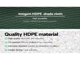 Instahut 50% Shade Cloth 3.66x20m Shadecloth Wide Heavy Duty Green SH-CL-366X200-100-R-GR