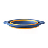 Foldable Dishpan for Washing Dishes Plastic Round Hanging Folding Basin Bucket Sink Dish Tub with V1294-YM0901-3112240042213