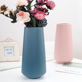 Plastic Flower Vase Modern Decorative Flower Vase for Home Living Room Table Decor V1294-YM0721-10143636