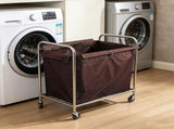 Laundry Cart Liner Bag Coffee Versatile Storage Solution V1369-AZ3-W-19202