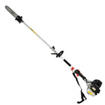 Giantz 62CC Pole Chainsaw Hedge Trimmer Brush Cutter Whipper Snipper Saw 9-in-1 5.6m PCAW-SXTO-BK2C-GSAW