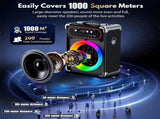 Wireless Karaoke Machine with Dual Microphones V1142-TM601101276195164