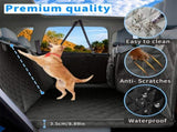 Large Dogs Back Seat Extender Waterproof Dog Hammock Car Seats with Hard Bottom V767-P-XD1687