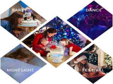 Ocean Wave Projector Sound Machine, Night Light Projector with Remote Control Timer 7 Colors LED V1192-AZ-W-16956
