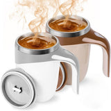 2PCS Automatic Magnetic Stirring Coffee Mug, Rechargeable Self-Stirring Stainless Steel Mug with V1366-AZ2-W-11502